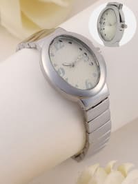 The Pantheonique Oval Watch - Metallic Silver-Watches