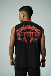 Ornamental Cut-Offs [black/red]-S