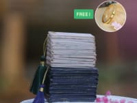 Saree Pleat Maker BUNDLE - MEDIUM 7 pleats + LARGE 7 pleats-Floral