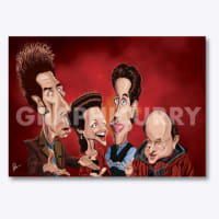 Seinfeld Tribute Wall Art-Medium Laminate