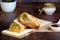 Egg & cheese wheat roll