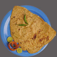 Tikona tawa parathas [3 pcs]