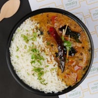 Kadhi chawal bowl