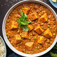 Matar paneer
