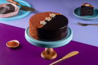 Chocolate truffle eggless cake