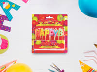Happy birthday candles