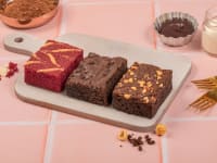 Pack of 3 assorted brownie box