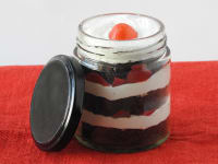 Kk black forest jar cake