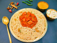 Paneer makhani coastal biryani