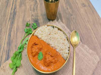Butter chicken ghee rice bowl