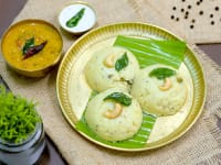 Ghee pongal with chutney and pappu