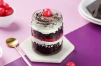 Black forest jar cake