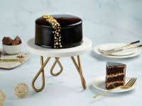 Nutty truffle cake