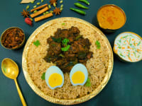 Pepper chicken bagara biryani