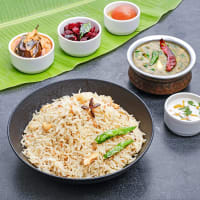 Pappu bagara pulav meal