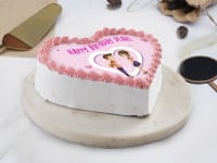 Happy birthday dear photo cake