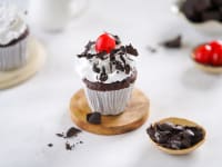Black forest cupcake