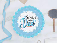 Soon to be dad photo cake