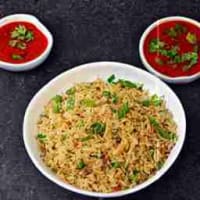 Fish Brown Garlic Rice