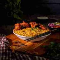 Nashville Chicken Wings Rice Bowl