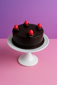 Rich chocolate truffle bento cake [300 gms]