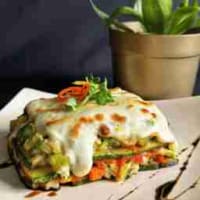 Keto veg creamy zucchini lasagna