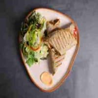 Keto peri peri chicken wrap