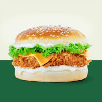 Classic crispy chicken burger