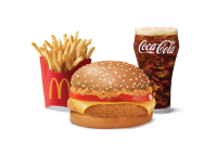 Mexican Corn & Cheese Burger Combo (M)