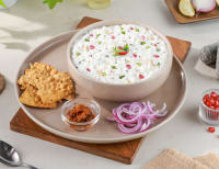 Tadka Curd Rice Thali