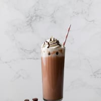Nutty Belgian Dark Chocolate Milkshake