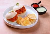 Butter Chicken Bao, Green Chilli Mayo