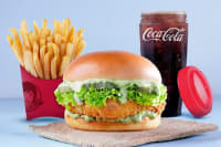 Chimichurri Crispy Chicken Burger Combo