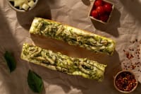 French Pesto Pulled Chicken Pizza Sticks
