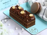 Danish Hazelnut Chocolate Medovik With Macaron