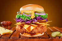 Nachoburg Cheese Chicken Burger