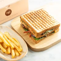 GRILLED VEGETABLE CLUB SANDWICHES