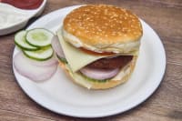 Desi Paneer Cheese Burger
