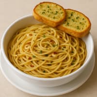 Italian Aglio E Olio Spaghetti Pasta
