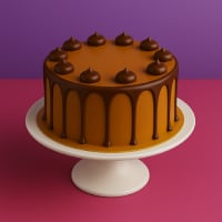 Creamy Chocolate Cake Eggless