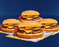 4 X Bacon Cheeseburgers