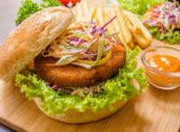 Crispy Mixed Veg Burger