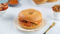 Lebanese Chicken Bagel Sandwich