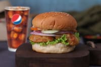 Corn & Cheese Moburg + Pepsi