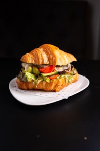 Pesto Grilled English Vegetable Croissanwich