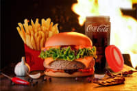 Korean Spicy Veg Burger Or Wrap Combo