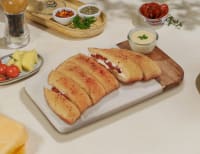 100% Pepperoni Stuffed Garlic Breadsticks + Cheesy Dip [FREE]