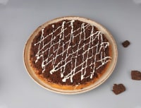 Chocolate Brownie Pizza Waffle