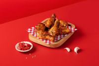 Spicy Baked Chicken Wings 6pc