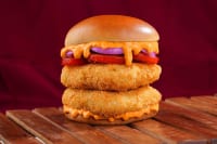 Double Patty Crispy Veg Burger